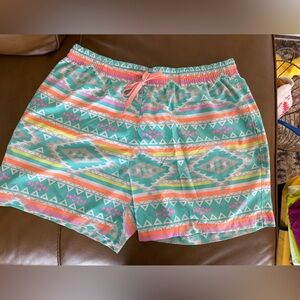 Chubbies The En Fuego Shorts Swim Trunks Mens Size 5.5" Lined Size XL